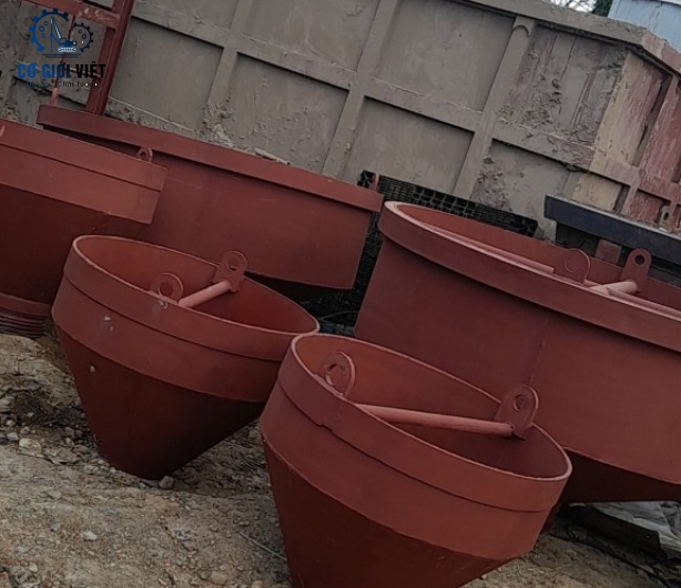 Phễu cắt đầu , phễu dỗ bê tông